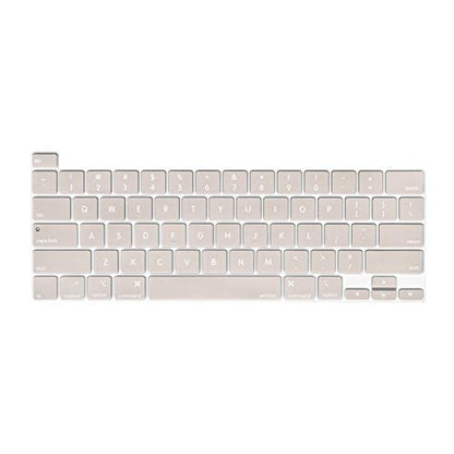 MOSISO Keyboard Cover Compatible with MacBook Pro 13 inch M2 M1 | 2023-2020 A2338 A2289 A2251&Compatible with MacBook Pro 16 2020 2019 A2141 Touch ID, Protective Silicone Skin, Rock Gray - color: Rock Gray
