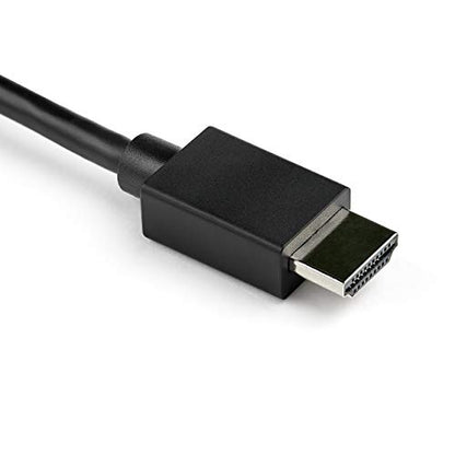 StarTech 6ft (2m) VGA to HDMI Converter Cable, USB Audio (VGA2HDMM2M) | Analog to digital video adapter cable, Connect VGA PC to HDMI display, Male to male, Up to 1080p 60Hz - size: 2m