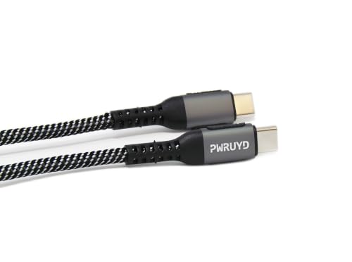 USB-C to USB-C Cable, 2M 6.6ft | 240W, Fast Charging, Braided Nylon Cord