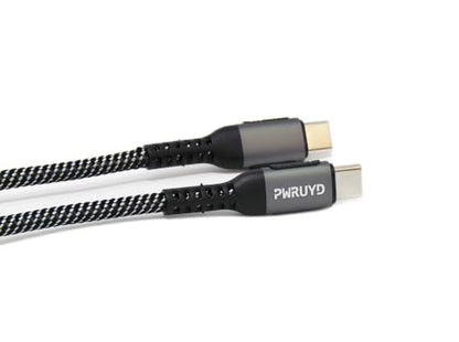 USB-C to USB-C Cable, 2M 6.6ft | 240W, Fast Charging, Braided Nylon Cord