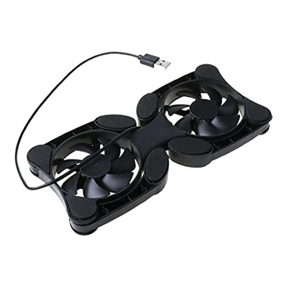 CPU Motherboard Cold USB Cooling Fan Assembly Compatible for Notebook for Laptop PC Chassis Air Port