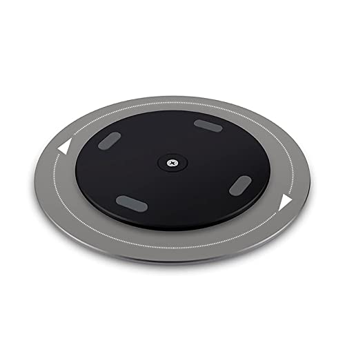 360° Rotation Monitor Stand, Grey Aluminum Alloy, Wide Compatibility for iMac, Laptop, Potted Plants, Arts & Crafts and More - color: Grey