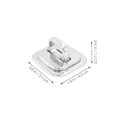Housoutil 4pcs Laptop Security Plate -Theft Anchor for Keyed Combination Cable Locks Design for Desks Monitors and Devices Sturdy Theft