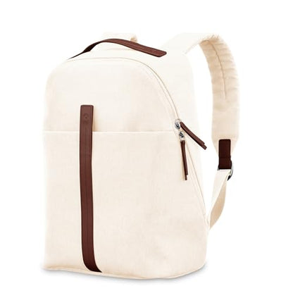 Samsonite Virtuosa Carry-On Travel Backpack with Padded Laptop Sleeve, Off White - color: Off-white