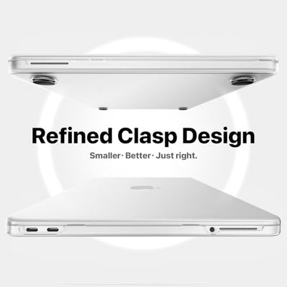 Macaset for MacBook Neo Case 13 inch 2026 (A18 Pro, Model A3404) - Clear | Scratch & Fingerprint Resistantt | Precision 1:1 Fit | True-to-Original Color | Matte Hard Shell, Matte case - color: Matte Clear