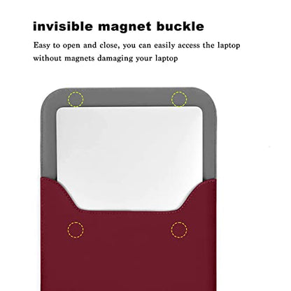 MOSISO Laptop Case 13.3 inch, 13-13.3 inch Laptop Sleeve Compatible with MacBook Neo 13 A18 Pro A3404 /Air 13/Pro 13/Pro 14 M5 M4 M3 M2 M1, Faux Suede Leather Case with Small Bag, Wine Red - color: Wine Red