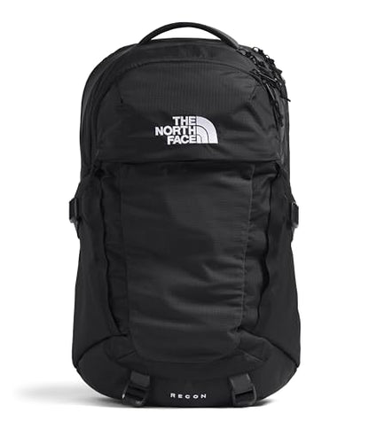 The North Face Recon Everyday Laptop Backpack, Blk/Blk-NPF, One Size | Daypack, Water Repellent, Laptop Sleeve, 2 Water Bottle Pockets - color: Tnf Black/Tnf Black-npf, size: 30L