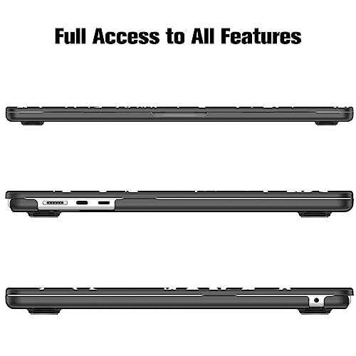 Fintie Case for MacBook Air 15.3 A3448/A3241/A3114/A2941, Composition Book | 2023-2026, M2/M3/M4/M5, Snap-On Shell Cover, Full Port Access, Easy On/Off, Lightweight - color: Composition Book