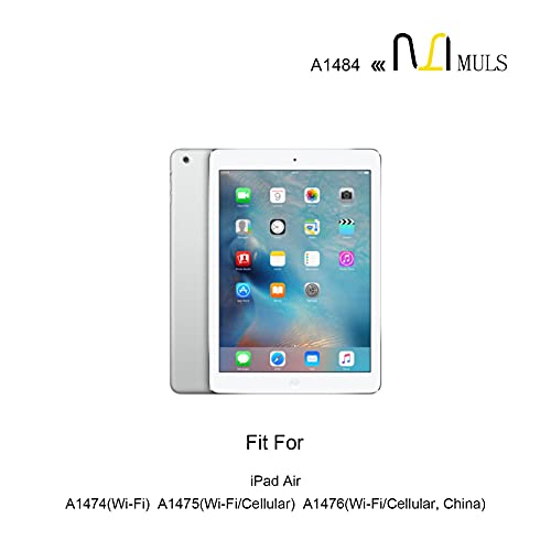 MULS A1484 A1474 Tablet Battery Replacement for iPad 5th 6th 7th 8th 9th | Generation A1822 A1823 A1893 A1954 A2197 A2198 A2270 A2428 A2429 A2430 A2602 A2603 A2604 A1474 A1475 for iPad 5/6/7/8/9/Air 1 - size: 10.04*5.83*0.98 in A1484