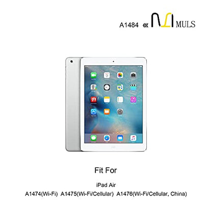 MULS A1484 A1474 Tablet Battery Replacement for iPad 5th 6th 7th 8th 9th | Generation A1822 A1823 A1893 A1954 A2197 A2198 A2270 A2428 A2429 A2430 A2602 A2603 A2604 A1474 A1475 for iPad 5/6/7/8/9/Air 1 - size: 10.04*5.83*0.98 in A1484