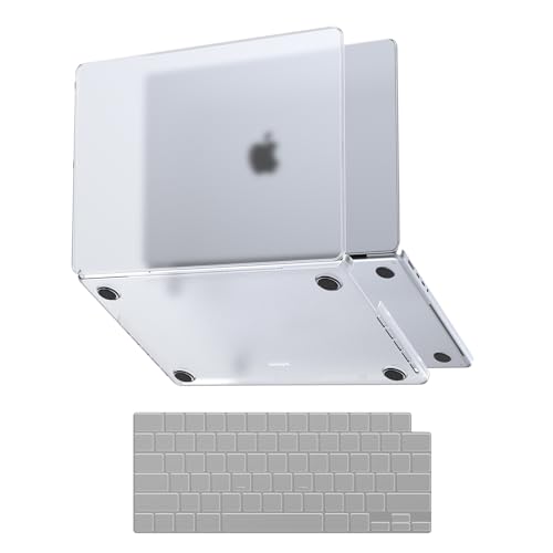 Soonjet for MacBook Pro 16 inch Case, M5 M4 M3-M1 2026-2021 Keyboard Cover | 100% Color Match, Clear Matte, Protective Laptop Hard Shell, Anti Fingerprint & Crack, Scratch Resistant, Ultra Thin Light - color: Frosted Clear