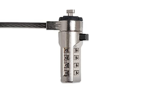 ChargeTech Anti-Theft Combination Cable Lock for Securing Laptops, Computers, Tablets and Other Devices