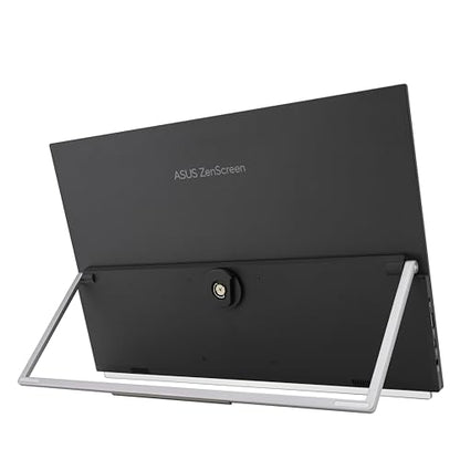 ASUS ZenScreen 22” (21.5 viewable) 1080P Portable Monitor (MB229CF) – Full HD, IPS, 100Hz, USB-C PD 60W, Speakers, Carrying Handle, Kickstand, C-clamp Arm, Partition Hook, Subwoofer, 3 yr Warranty - style: 22" Multi-stand Design
