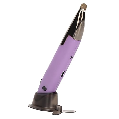 Wireless Pen Mouse, Rechargeable 2.4G Dual Mode Handwriting Stylus with Touch Head for PC Laptop iOS (Purple) - color: Purple