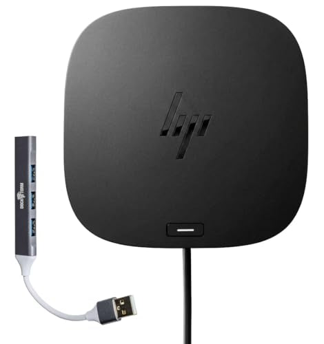 HP USB-C 100W G6, Docking Station with 100W Power Delivery (1 Pack) | Bundle with Dockztorm Hub (USB 3.0, HDMI, DisplayPort, Ethernet） - size: 1 Pack