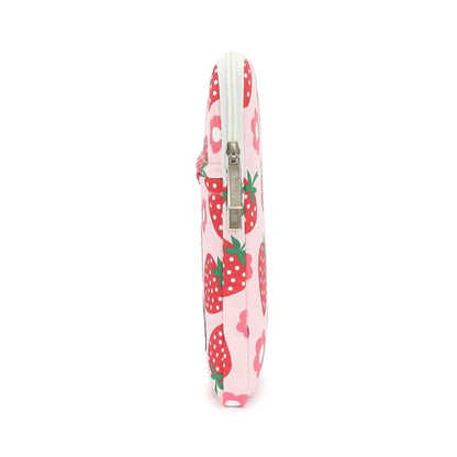Canvaslife Pattern 13 inch Canvas Laptop Sleeve with Pocket 13 inch 13.3 inch Laptop 13 case13 Sleeve (Strawberry) - color: Strawberry, size: 13 inch/13.3 inch