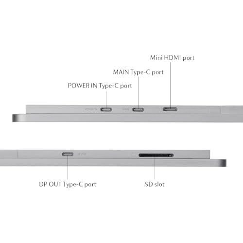 SOTSU FlipAction Pro 16" Gen2 2.5K Premium Portable Monitor | Metallic Gray | 2560x1600 | 120Hz | 100% DCI-P3 | 400 Nits | Pivot Rotate | Full Metal CNC | Works with Mac & Windows - color: Metallic Gray