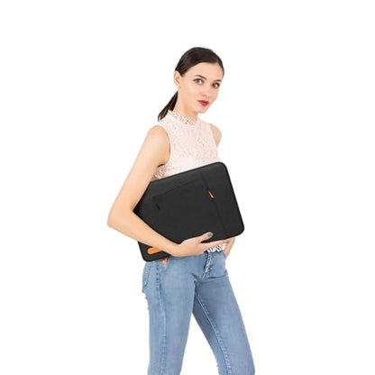 MOSISO Laptop Case 13.3 inch, 13-13.3 inch Laptop Sleeve, Black | Compatible with MacBook Neo/Air13.6/Pro13/Pro14,HP Dell ASUS Lenovo,Polyester with Bevel Horizontal&Vertical Pocket&Small Bag