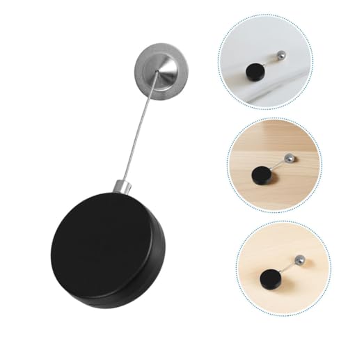 NUOBESTY 2pcs Retractable Steel Cable Lock for Security Anti-Theft Wire Rope for Controllers Laptops and Outdoor Equipment Durable Steel Construction Compact and Portable Design