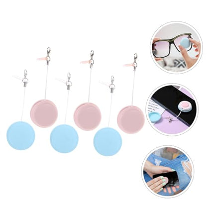6pcs Screen Cleaning Phone Screen Cleaner Glasses Cleaner Lens Cleaning Cloths Electronic Dust Brush