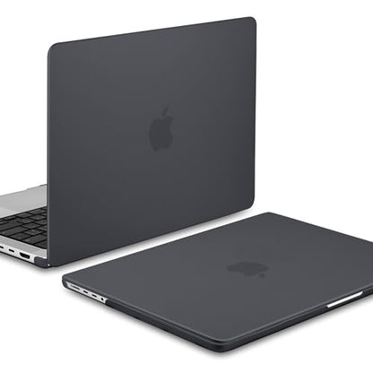 MEEgoodo for M5 MacBook Pro 16 inch Case 2026 2024 2023 2021 (Fit Model A3429/A3428/A3403/A3186/A2991/A2780/A2485) M5 M4 M3 M2 M1 Pro/Max, Laptop Case with Keyboard & Webcam Cover, Matte Black - color: Matte Black