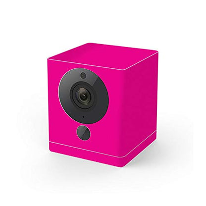 MightySkins Skin Compatible with Wyze Cam V2 - Solid Hot Pink | Protective, Durable, and Unique Vinyl Decal wrap Cover | Easy to Apply, Remove, and Change Styles | Made in The USA - color: Hot Pink