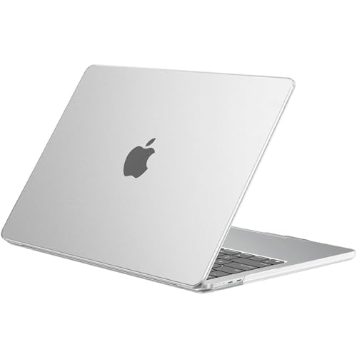 EooCoo Case for MacBook Air 13 inch M5/M4/M3/M2 2026-2022, Matte Clear | Scratch & Fingerprint Resistant, Fit for Air 13.6-inch, Invisible Armor, For Work & Travel, A3449/A3240/A3113/A2681 - color: Original Clear, size: Air 13.6-inch