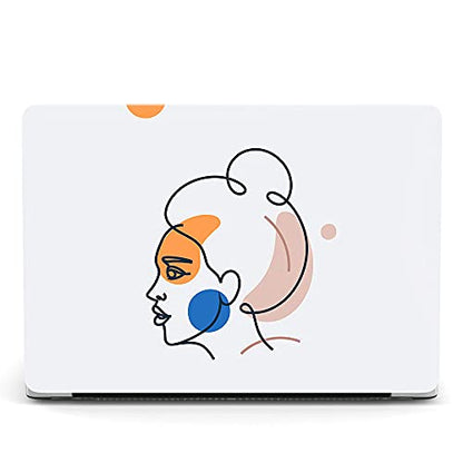 Case Compatible with MacBook Pro 13 inch 2012 2011 2010 2009 2008 Release with CD-ROM, Plastic Hard Shell Cover & Sleeve Bag & Keyboard Cover Skin for MacBook Pro 13 A1278,Girl Painting - color: Girl Painting, size: A1278(Pro 13 w/CD-ROM 2008-2012)
