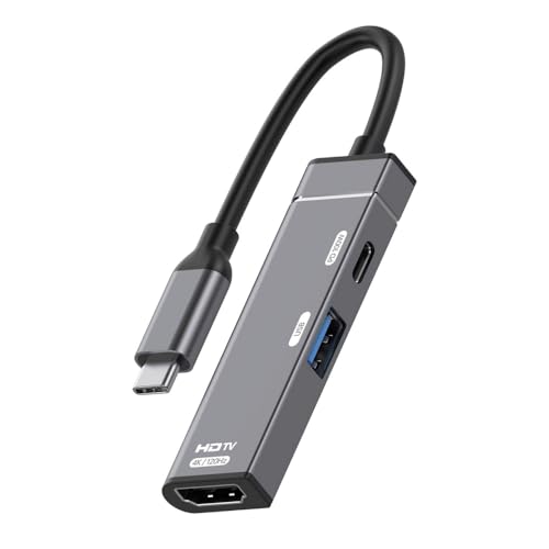 cablecc PD 100W USB-C Type-C to 4K@120hz HDMI USB 3.0 OTG Converter HDTV Multiport Adapter with Female Power Port - style: USB-C to DHMI