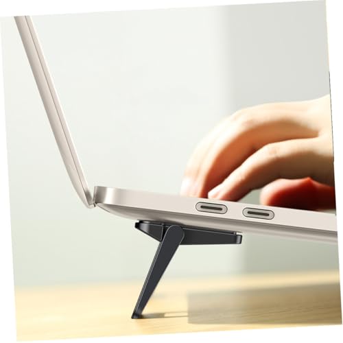 UKCOCO 2pcs Foldable Laptop Stand Holder Mini Portable Desk Laptop Holder Compatible with Notebooks and Tablets Ventilated Cooling Riser for Home Office Use