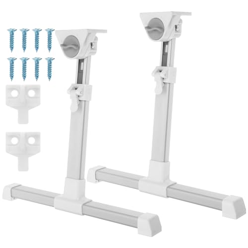OSALADI 1set Folding Desk Legs for Bed and Worktables Adjustable Height for Student Desks Sofa Tables and Home Use