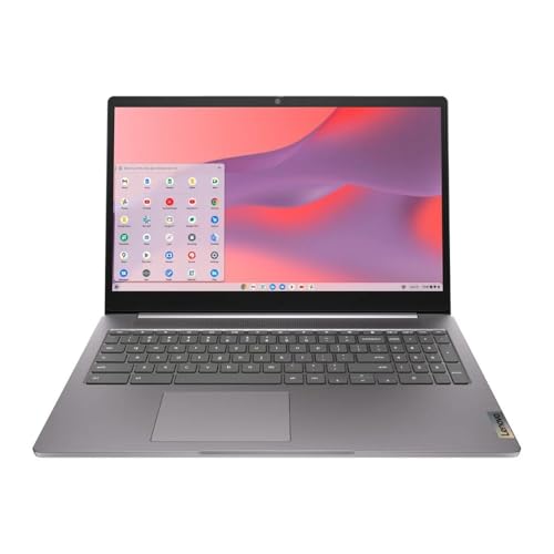Lenovo IdeaPad 3i Chromebook 15.6" FHD Laptop, Intel Celeron N4500, 4GB Memory, 64GB eMMC, Chrome OS, Artic Grey, 82N4004NUS (Renewed) - style: N4500 | 4GB LPDDR4X|64GB eMMC
