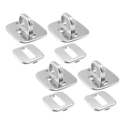 4pcs Laptop Security Anchor Base for Cable Lock Anti-Theft Fixed Plate for Laptops Tablets Phones Stable Design for Office Study Travel