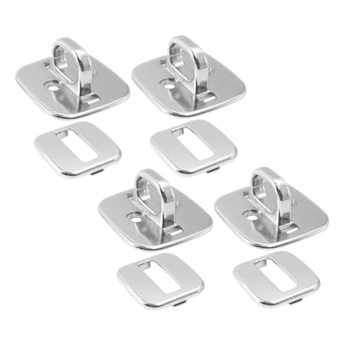 4pcs Laptop Security Anchor Base for Cable Lock Anti-Theft Fixed Plate for Laptops Tablets Phones Stable Design for Office Study Travel