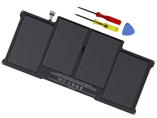 A1405 A1466 Laptop Battery for MacBook Air 13 inch A1466(Mid 2012, Mid 2013, Early 2014, Early 2015, 2017) A1369(Late 2010, Mid 2011 Version) fits A1496 A1377 [EMC :2925, 2469, 2559, 2392, 2632, 3178] - size: 11.5*5.27*0.25inch