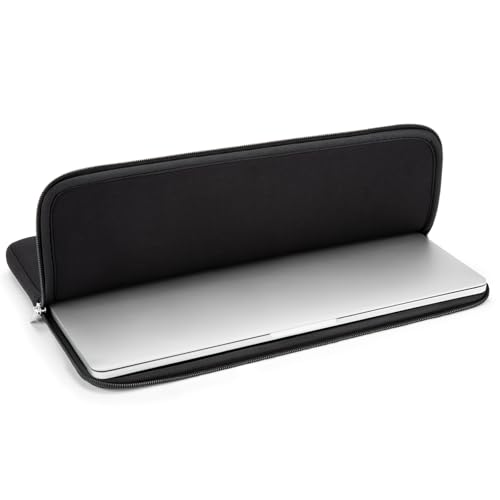 RAINYEAR 13 Inch Laptop Sleeve Case with Accessories Pouch, Compatible with 13.3" MacBook Air/Pro M1 M2 M3 M4 M5 A3449 A3240 A3113 A2681 A2338 (Black) - color: Black, size: 13"
