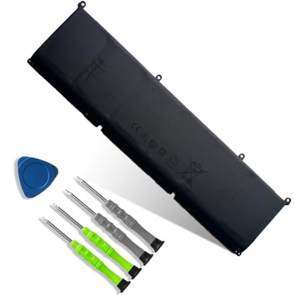 90Wh P0FWH Laptop Battery Replacement for Dell Alienware m16 R2 Inspiron 16 Plus 7640 Inspiron 16 7640 2-in-1 Series POFWH 0M9DG0 HGJCY 11.7V 7692mAh 6-Cell - size: 10.83*3.73*0.30 inch P0FWH