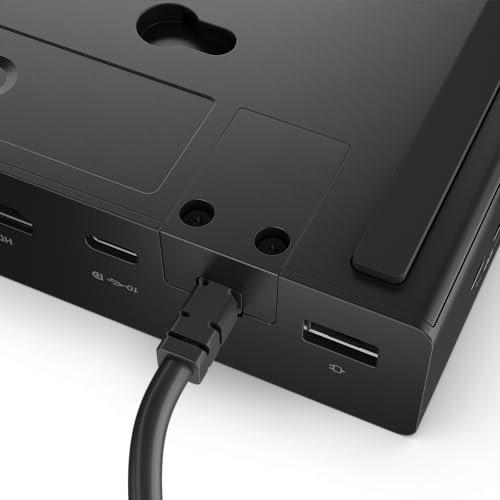 Lenovo ThinkPad USB 4 Smart Dock 5500 w/ 135W Adapter, Supports up to 4 Displays, 100W Power to Laptop, Integrated USB4 Cable, Eclipse Black