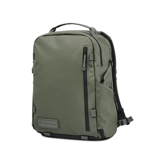 WANDRD PRVKE Zip 31L V4 Camera Backpack – Weatherproof Travel Bag with Laptop Sleeve, Expandable Rolltop and Quick Side Access - color: Wasatch Green, size: 31L (Bag Only), style: Zip