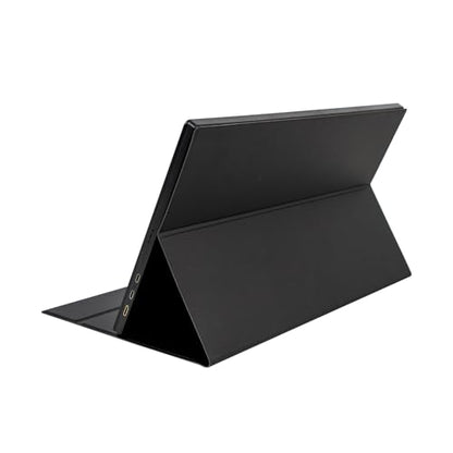 Portable Monitor, 15.6" 1080P FHD IPS Travel Monitor w/Smart Cover & Speakers, HDMI USB C Plug & Play, Second External Monitor for Laptop/PC/Phone/Mac