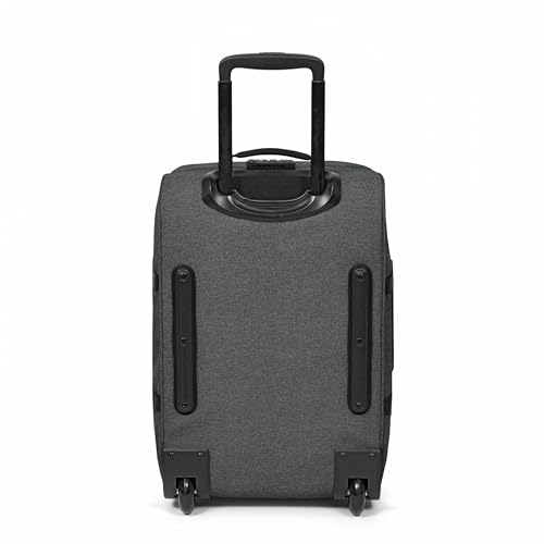 Eastpak Tranverz S – 42L Large Wheeled Luggage with Dual Compartments, TSA Lock, Compression Straps & Smooth-Wheeling System, Black Denim - color: Black Denim, size: 42 Liter Carry On