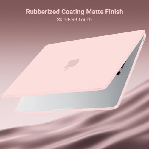 MOSISO Compatible with MacBook Air 15 inch Case M5 M4 M3 M2 2026 2025-2023 | Model A3448 A3241 A3114 A2941, Scratch-Resistant Ultra-Thin Protective Hard Shell Case Cover, Baby Pink - color: Baby Pink