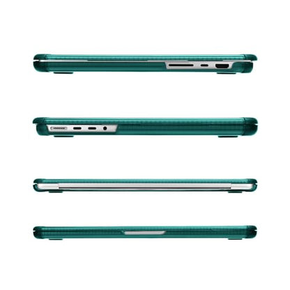MOSISO Compatible with MacBook Pro 14 inch Case M5 M4 M3 M2 M1 2026-2021 | 3 in 1 Kit Anti-Crack Hard Shell with TPU Bumper, A3427 A3426 A3434 A3112 A3185 A3401 A2918 A2992 A2779 A2442, Teal Green - color: Teal Green