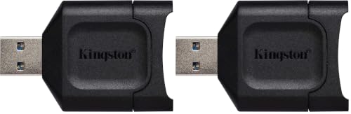 Kingston MobileLite Plus USB 3.2 SDHC/SDXC UHS-II Card Reader (MLP) (Pack of 2) - size: Standard (Pack of 2)