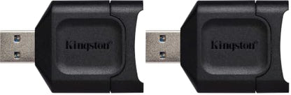 Kingston MobileLite Plus USB 3.2 SDHC/SDXC UHS-II Card Reader (MLP) (Pack of 2) - size: Standard (Pack of 2)