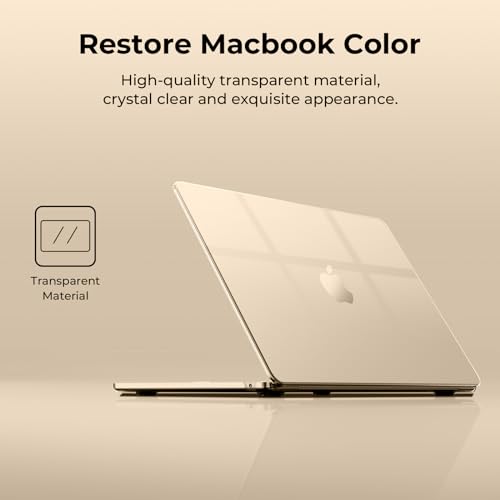EooCoo Case Compatible with MacBook Air 15 inch 2024 2023 Release M3 A3114 M2 A2941 Liquid Retina Display, Plastic Hard Shell Case + Keyboard Cover + Screen Protector, Crystal Starlight | Easy to Install, Sturdy, Plastic Hard Shell Case & Keyboard Cover &