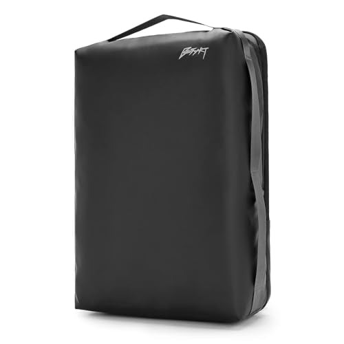 BESMART Waterproof Laptop Backpack 17.3 Inch Shockproof Computer Bag for Men & Women, Lightweight Casual Daypack (BLACK) - color: Black