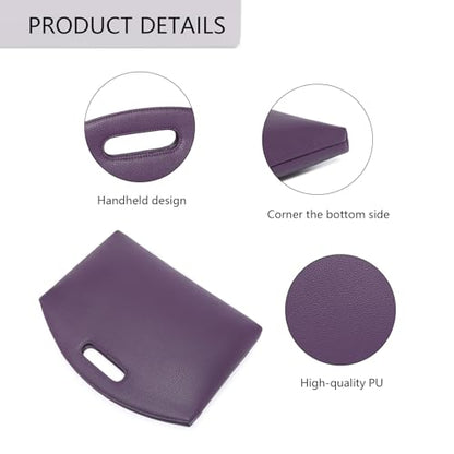 Official Document Computer Bag Stylishly Sleek with Multiple Compartments and Easy to Carry Design - color: Anemone Purple/Pu