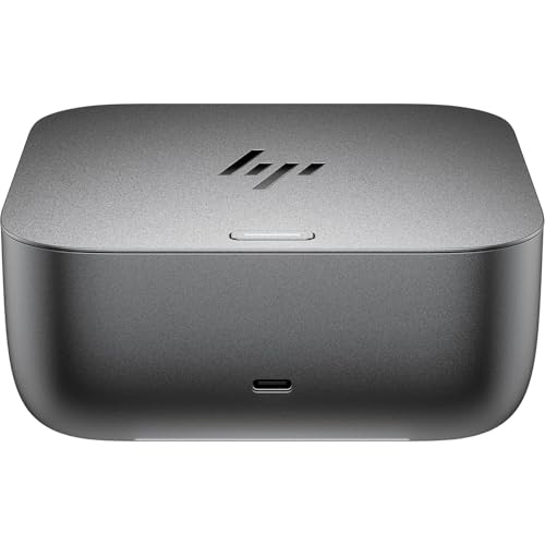 HP 280W Thunderbolt 4 Ultra Dock Port Replicator Bundle w/DKZ Hub (Universal Thunderbolt/USB-C Docking Station, Single Cable for Charging, Data Transfers to Any Brand Laptop)