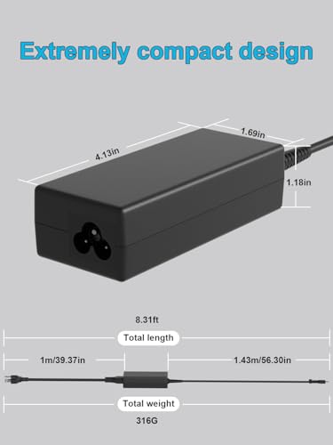 65W USB C Charger Compatible with HP ProBook 460 465 430 435 440 445 450 455 630 635 640 445R 455R G6 G7 G8 G9 G10 G11 G4 G5 Pro c640 c645 Fortis x360 11 14 Chromebook Firefly 14 16 Laptop